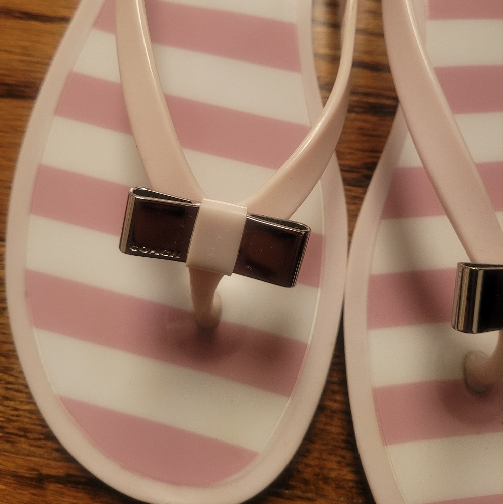 Coach flip flops